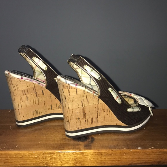 Coach peep toe wedges - Picture 4 of 6
